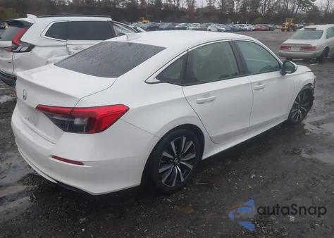 2022 Honda Civic Ex from USA, damaged, VIN JHMFE1F76NX000054